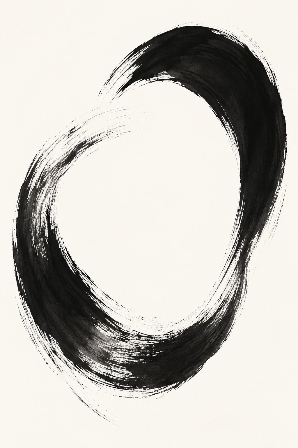 One Gesture canvas artwork — Monochrome Studio