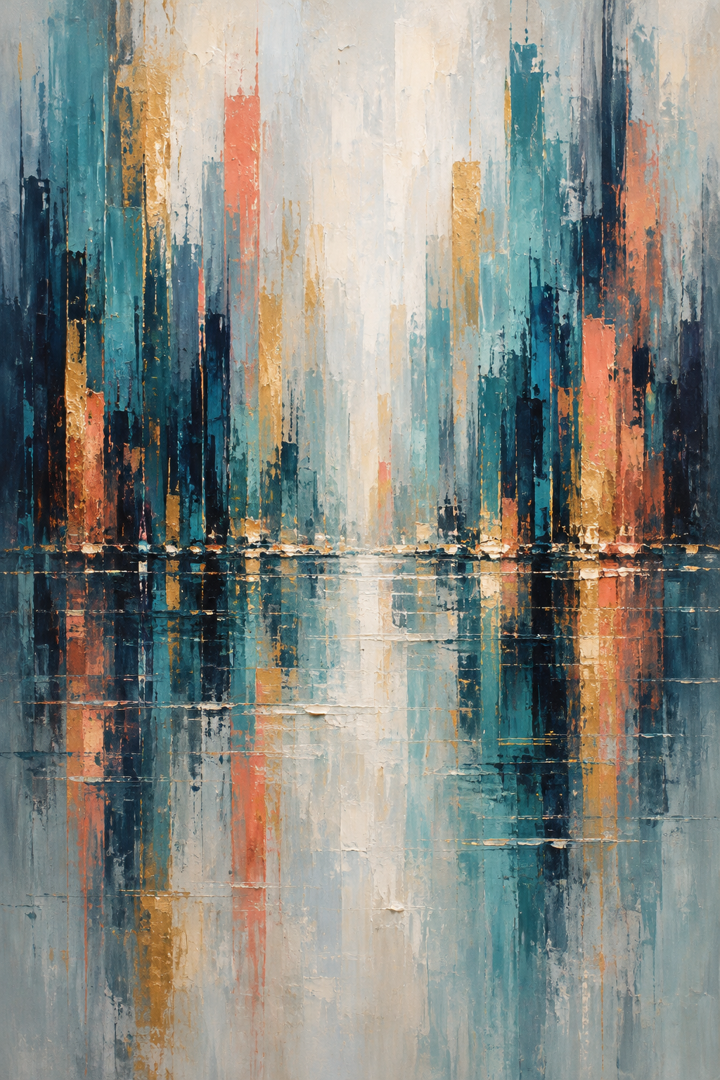 After the Rain canvas artwork — Colour and Movement