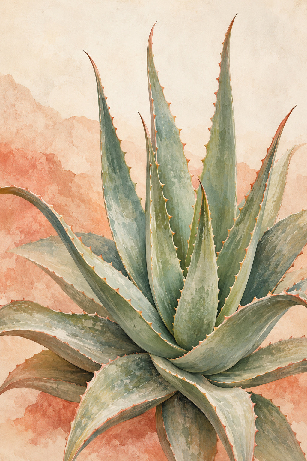 Desert Aloe — original canvas artwork