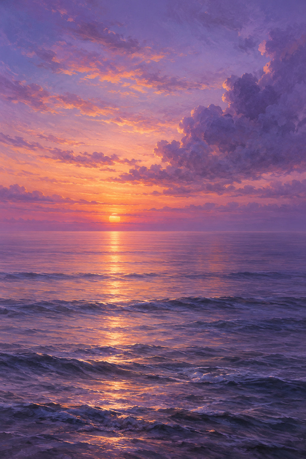 Lavender Sea — original canvas artwork