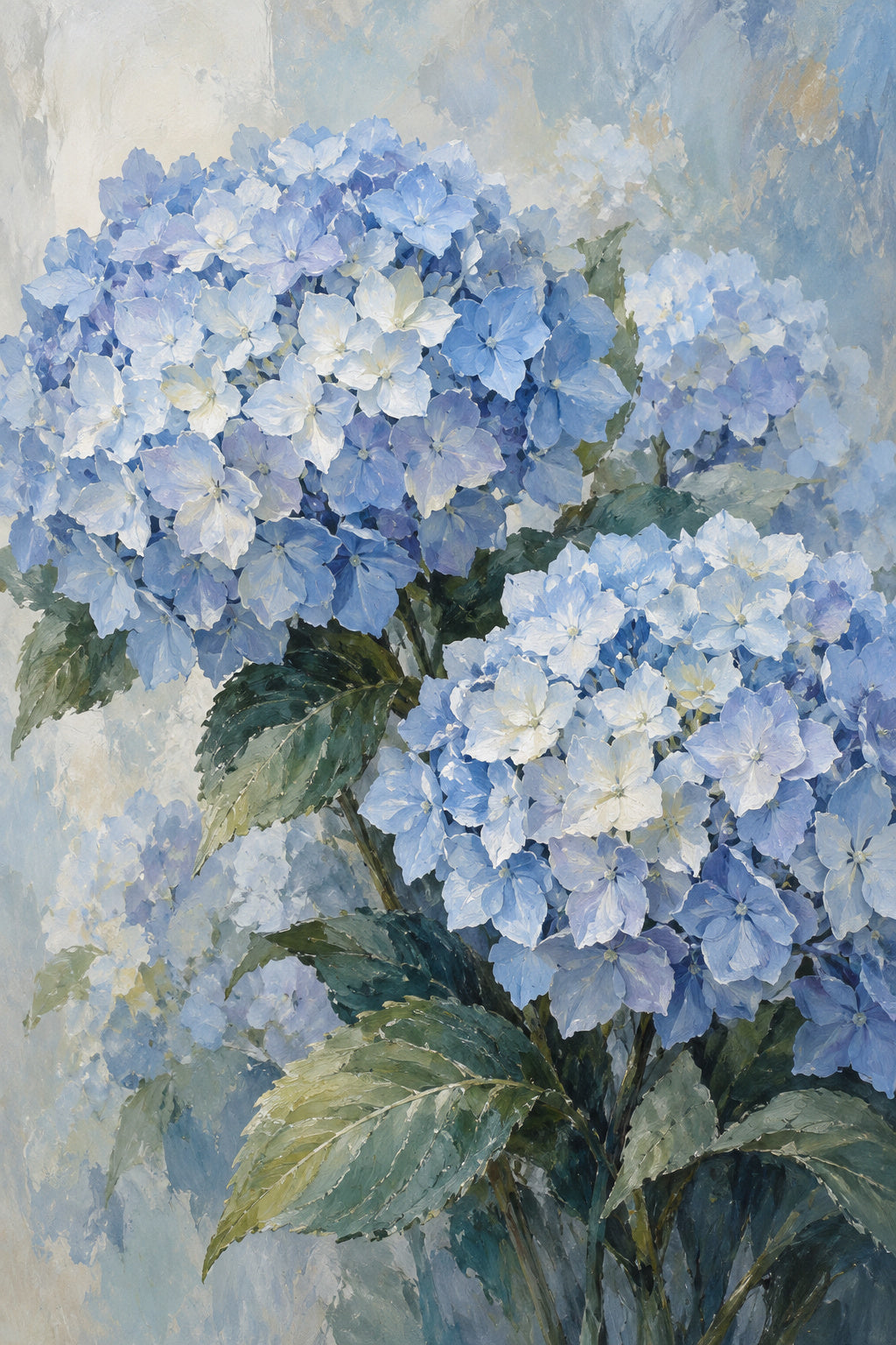 Hydrangea Cloud — original canvas artwork