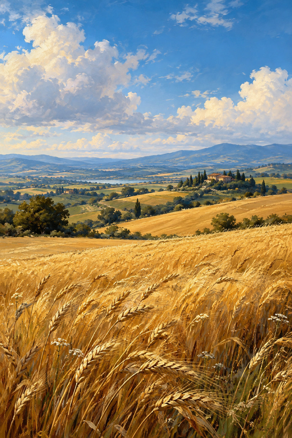 Amber Fields — original canvas artwork