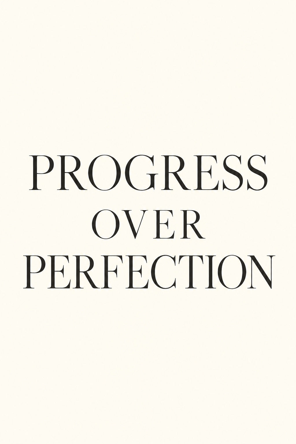 Progress Over Perfection — original canvas artwork