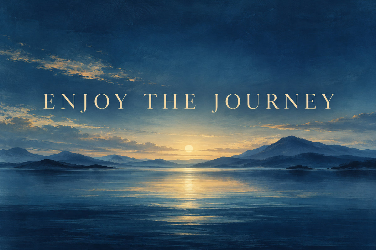 Enjoy The Journey — original horizontal canvas artwork