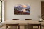 Heather Hills — horizontal canvas in a dining room, full original artwork