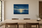 Enjoy The Journey — horizontal canvas in a dining room, full original artwork