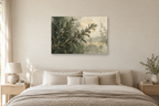 Rosemary Light — horizontal canvas in a bedroom, full original artwork