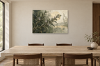 Rosemary Light — horizontal canvas in a dining room, full original artwork