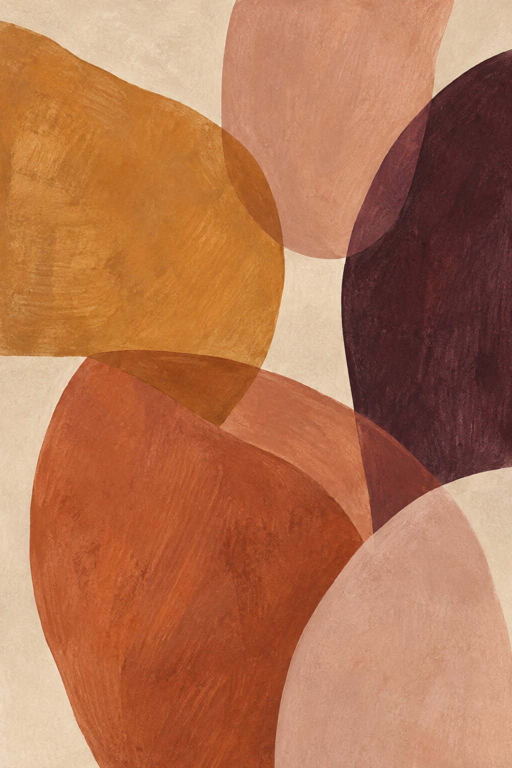 Earth Rhythm canvas artwork — Quiet Forms