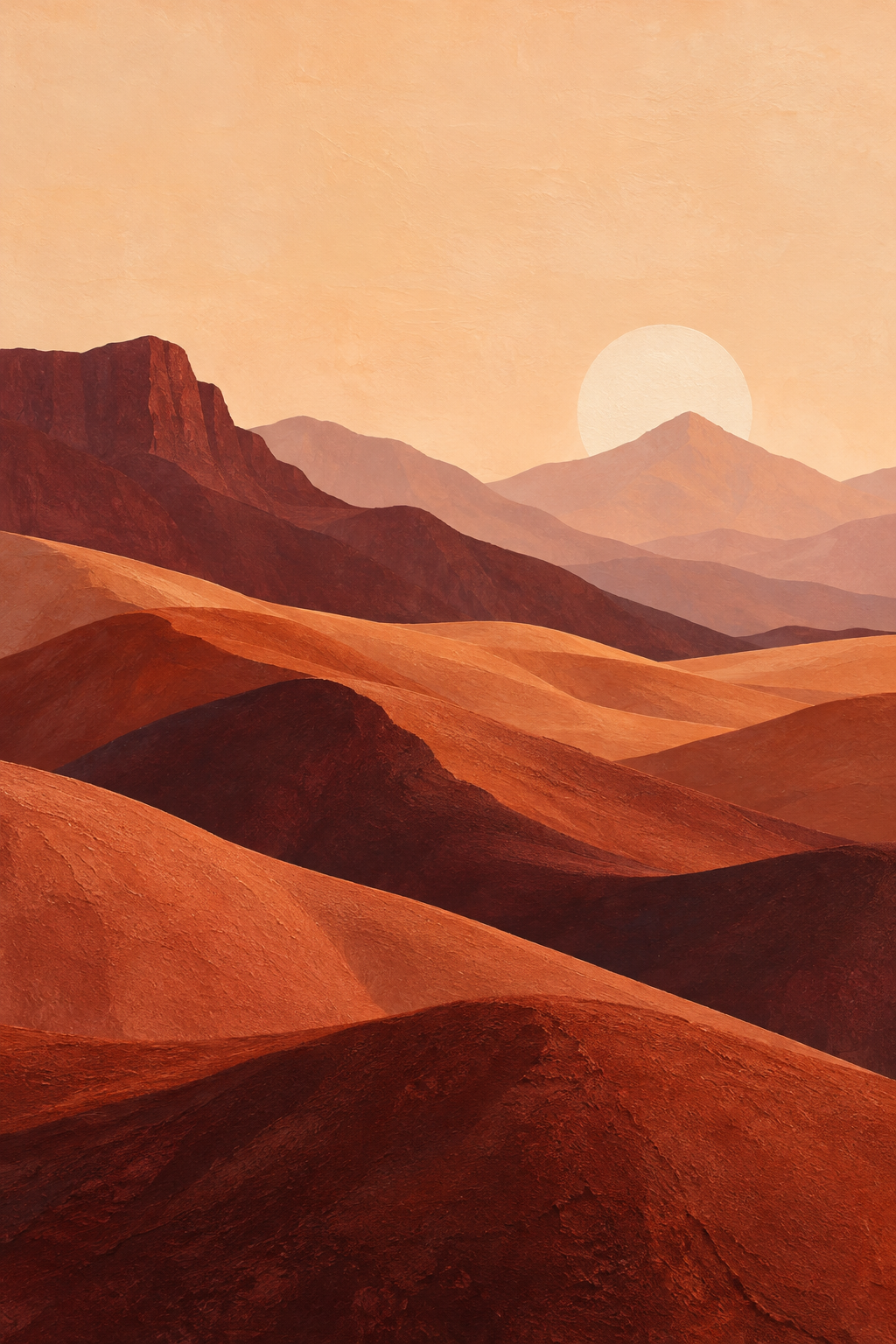 Red Earth canvas artwork — Land and Light