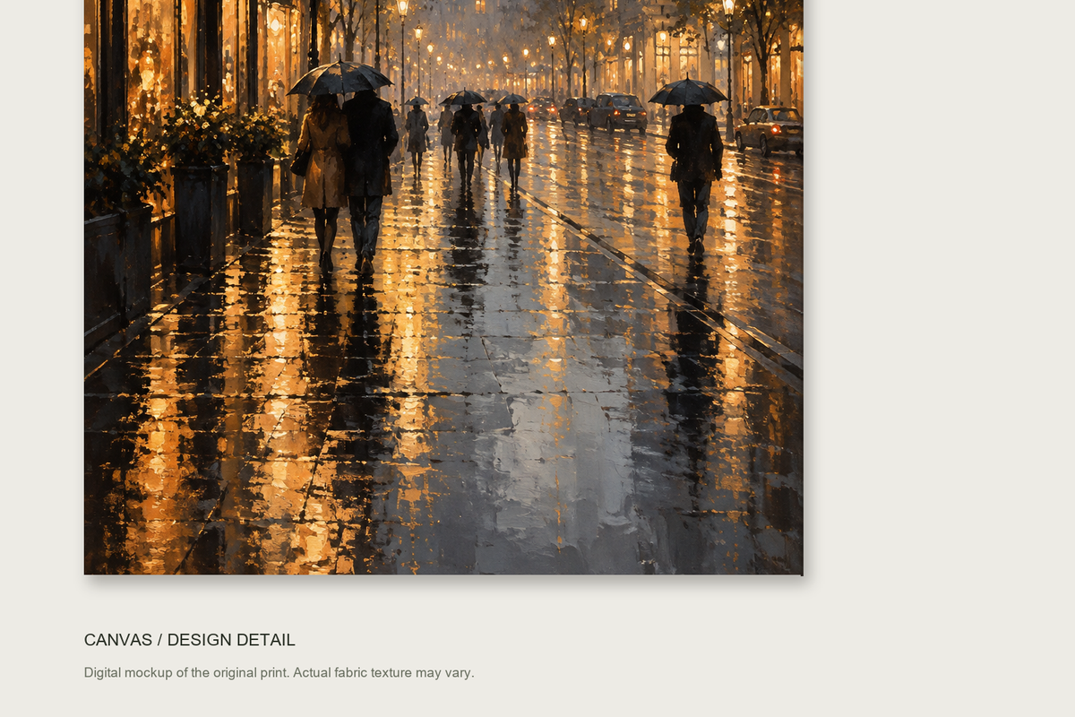 City in Rain