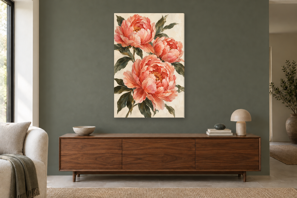 Coral Peonies