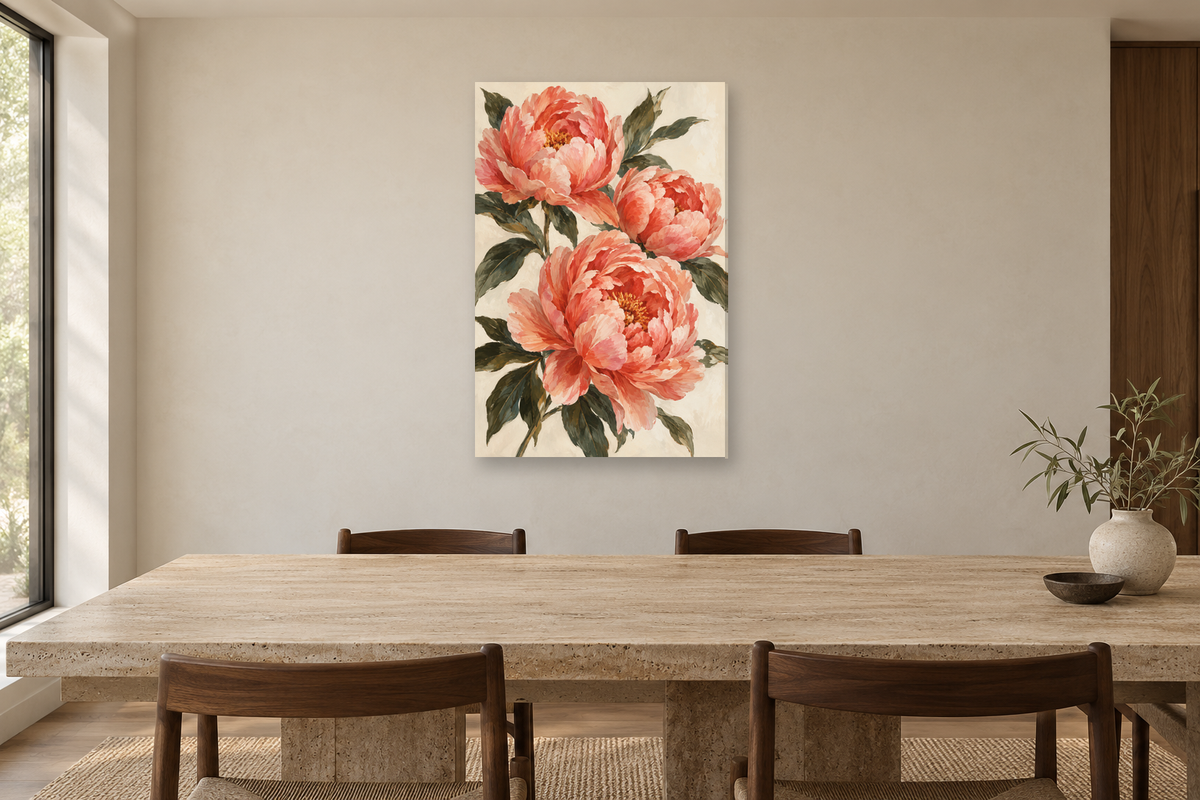 Coral Peonies
