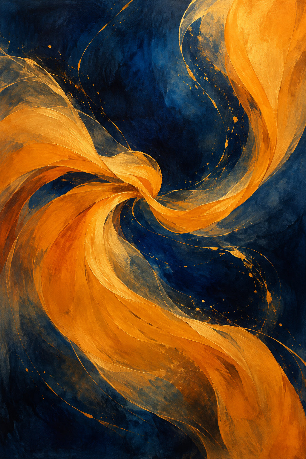 Saffron Dance — original canvas artwork