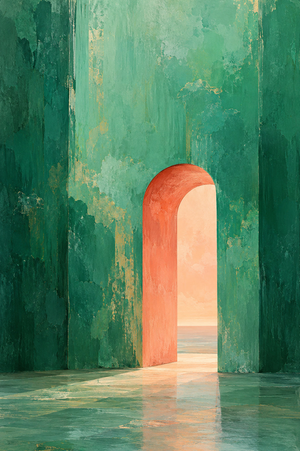 Jade Passage — original canvas artwork