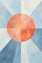 Coral Compass — original canvas artwork
