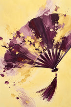 Plum Crescendo — original canvas artwork