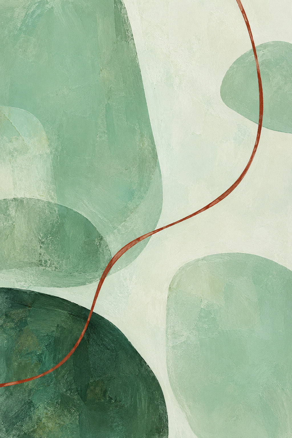 Mint Interval — original canvas artwork