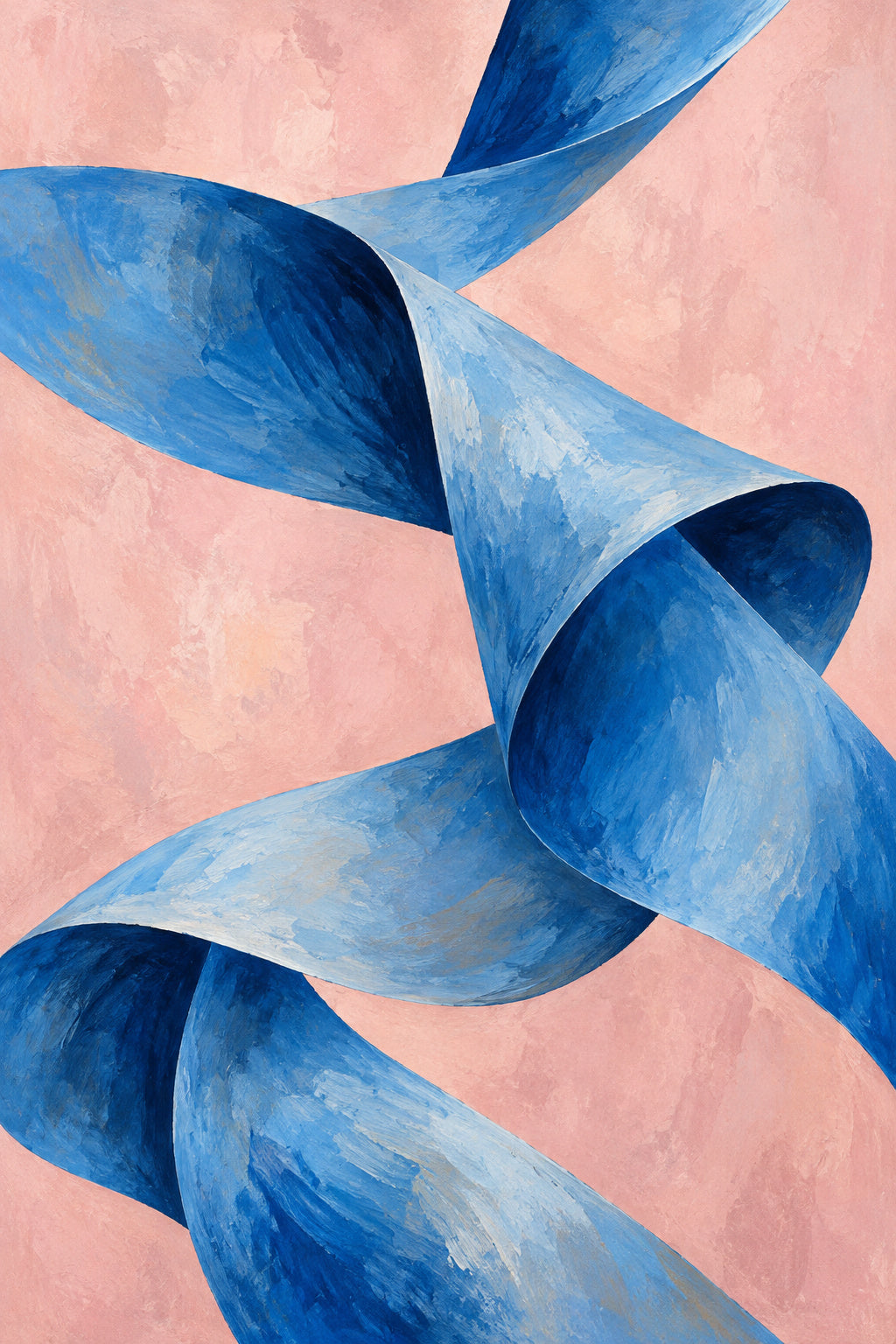 Azure Fold — original canvas artwork