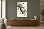 Olive Orchard in a living room — interior mockup with the complete original artwork