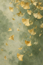Ginkgo Rain — original canvas artwork