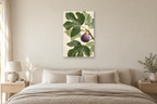 Fig Leaf Study in a bedroom — interior mockup with the complete original artwork