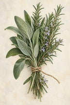Sage and Rosemary — original canvas artwork