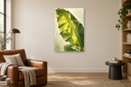 Banana Shade in a reading corner — interior mockup with the complete original artwork