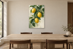 Lemon Grove in a dining room — interior mockup with the complete original artwork