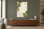 Vine Tendrils in a living room — interior mockup with the complete original artwork