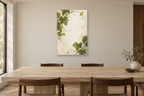 Vine Tendrils in a dining room — interior mockup with the complete original artwork