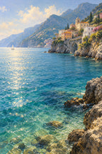 Amalfi Water — original canvas artwork