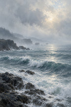 Atlantic Mist — original canvas artwork