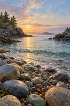 Pebble Inlet — original canvas artwork