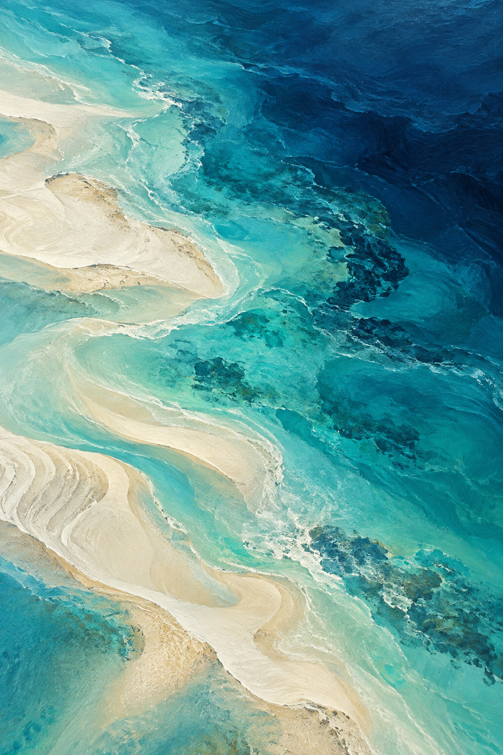 Ocean Layers — original canvas artwork
