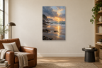 After the Rain in a reading corner — interior mockup with the complete original artwork