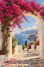 Bougainvillea Arch — original canvas artwork