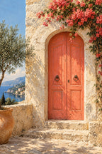 Coral Door — original canvas artwork