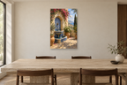Ceramic Fountain in a dining room — interior mockup with the complete original artwork
