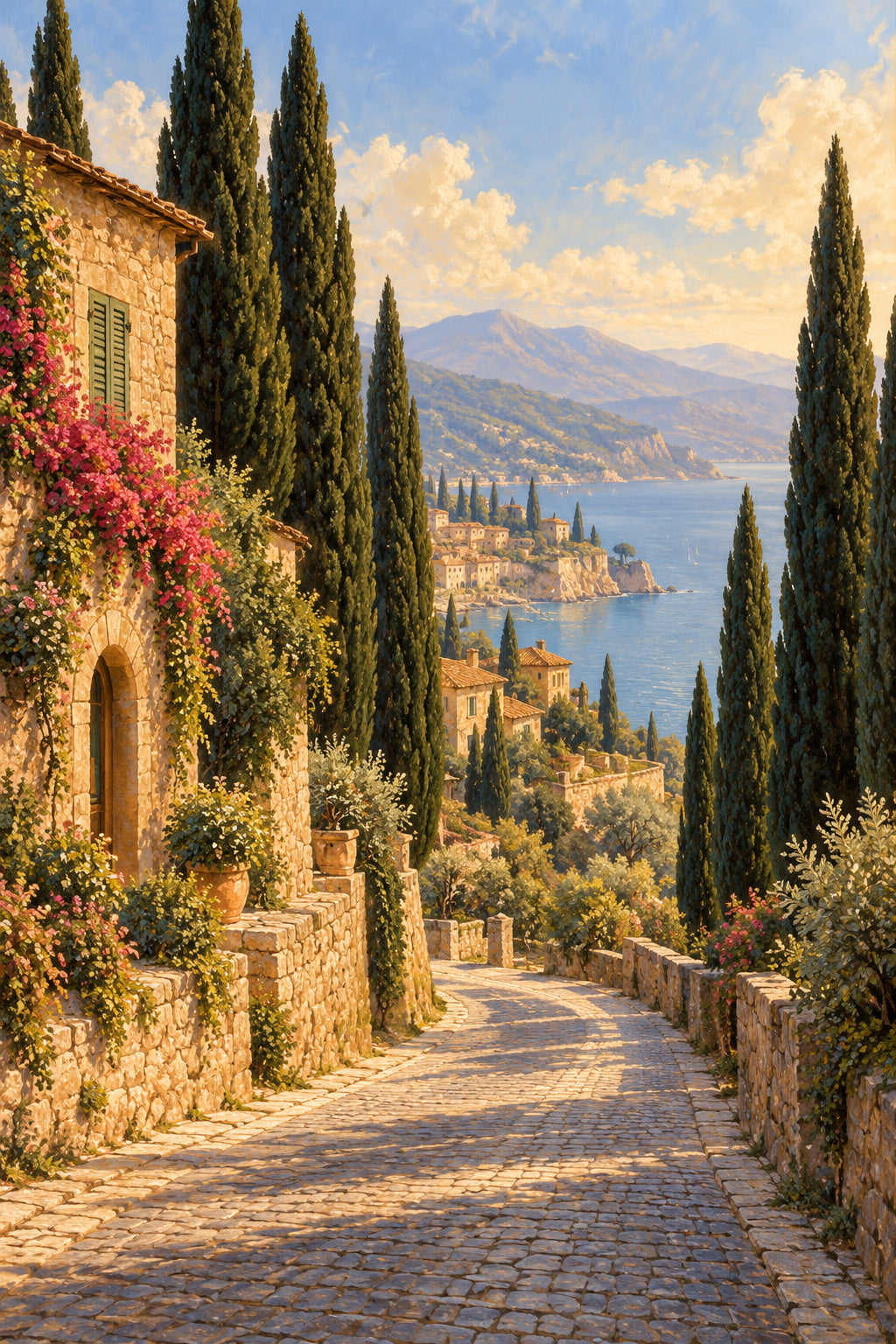 Cypress Road — original canvas artwork