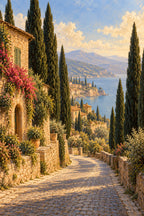 Cypress Road — original canvas artwork