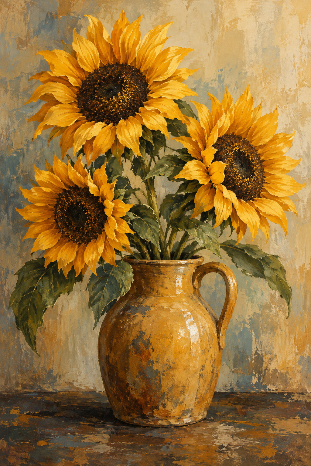 Sunflower Hour — original canvas artwork