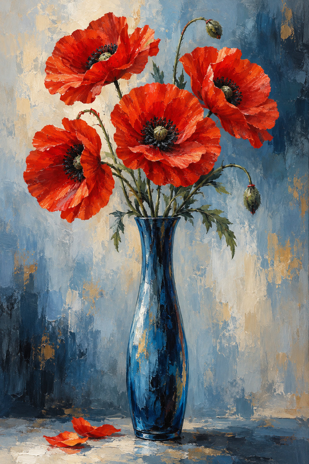 Poppy Song — original canvas artwork