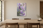 Sweet Pea Air in a dining room — interior mockup with the complete original artwork