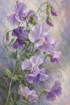 Sweet Pea Air — original canvas artwork