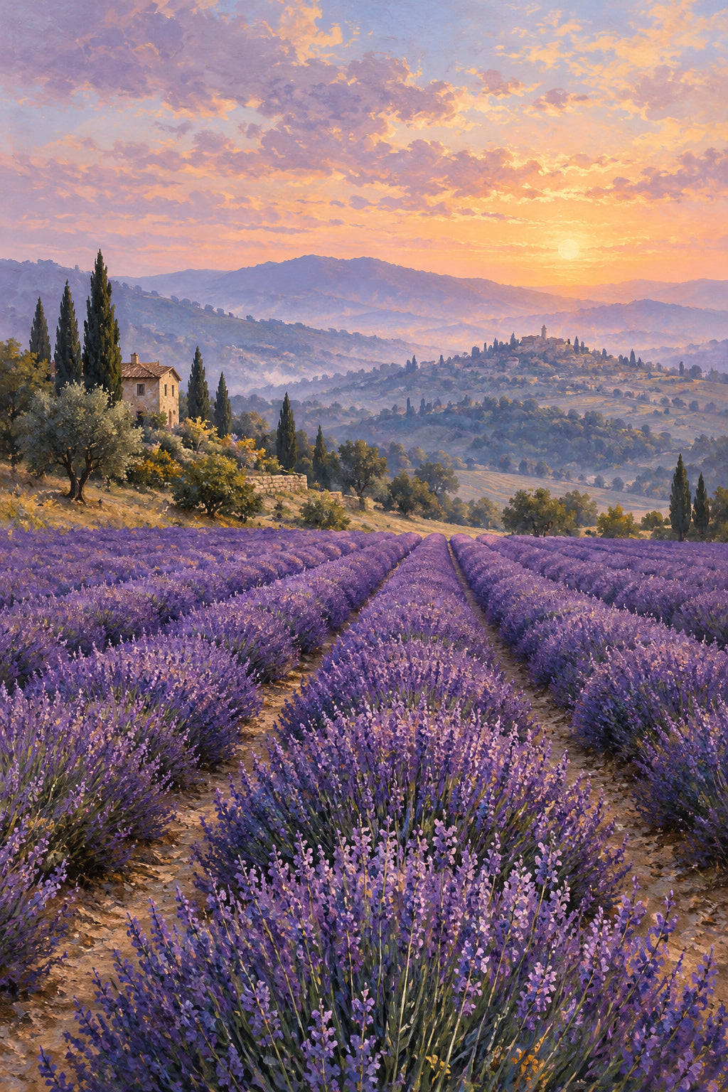 Lavender Hills — original canvas artwork