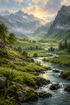Emerald Valley — original canvas artwork