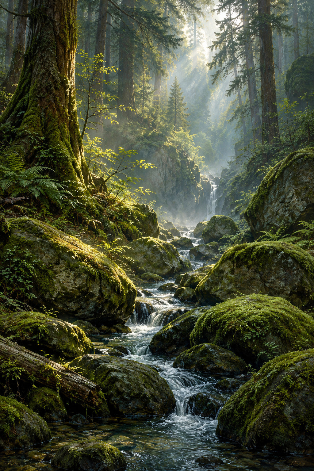 Mossy Forest — original canvas artwork