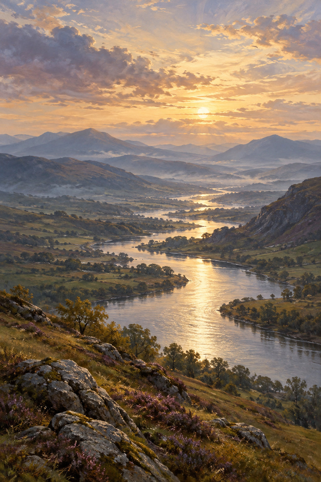 Silver River — original canvas artwork