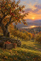 Autumn Orchard — original canvas artwork